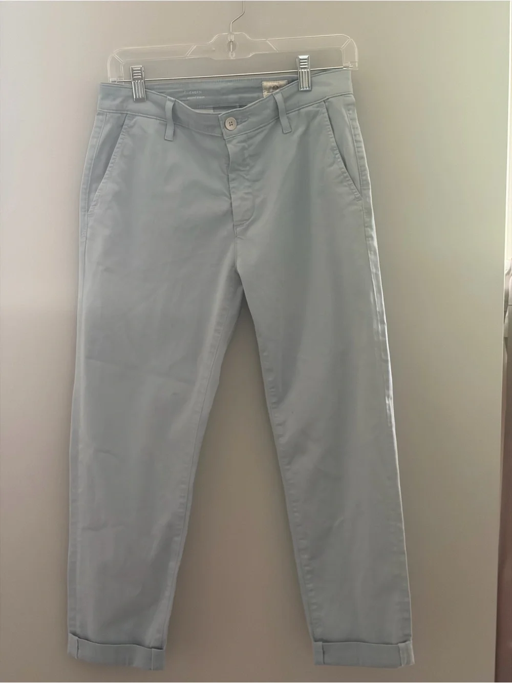 Ag Adriano Goldschmied Women’s Caden Tailored Trouser in Light Blue